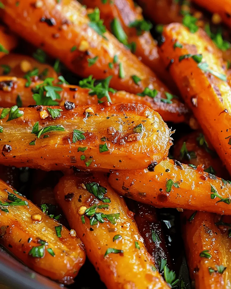 Honey Garlic Butter Roasted Carrots: The Best Easy Side Dish