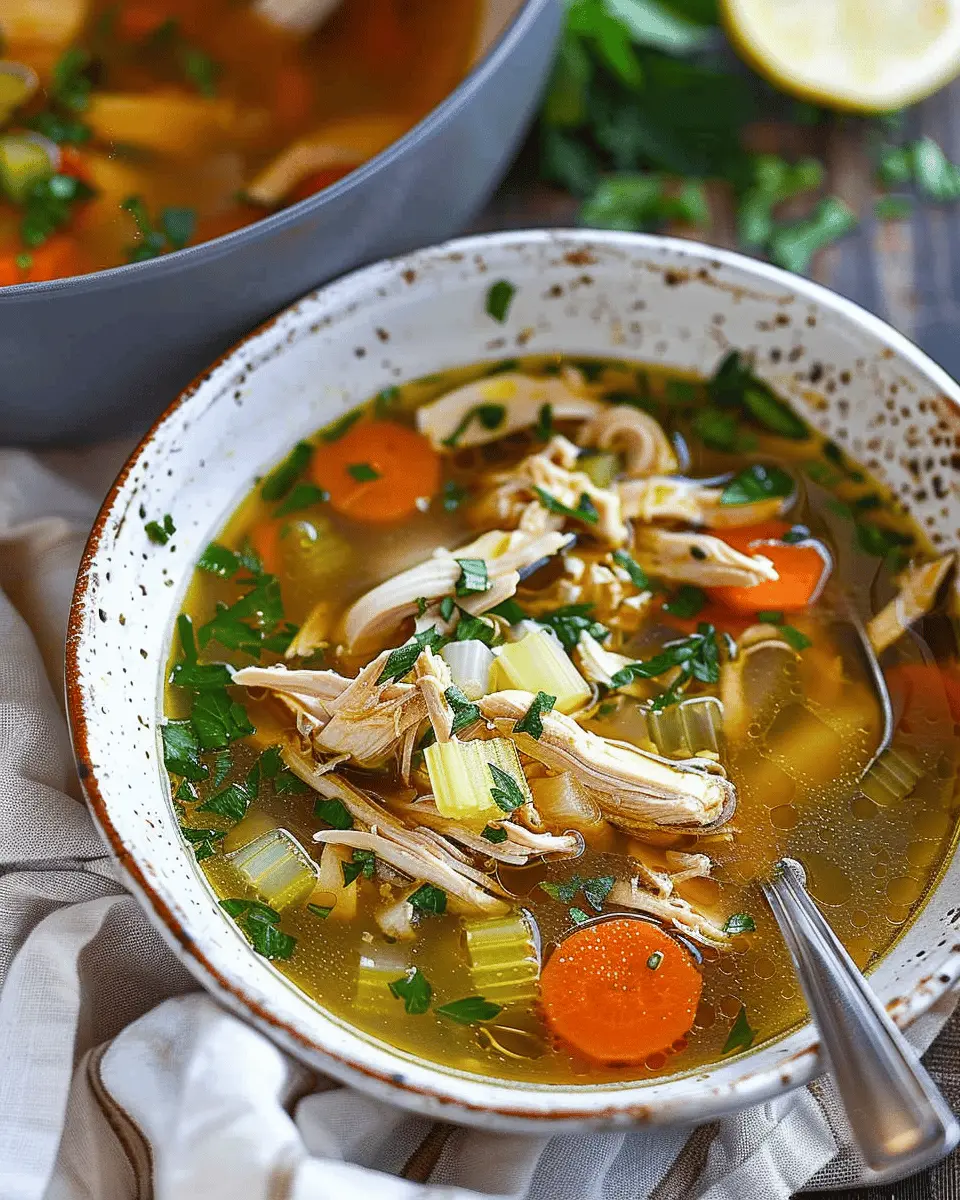 Feel Better Chicken Soup