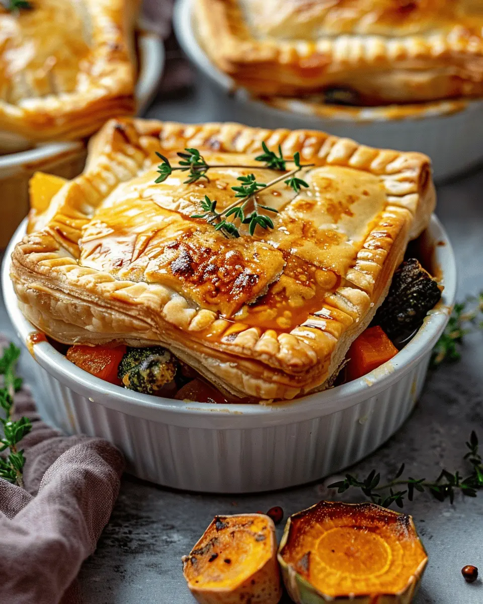 Roasted Autumn Vegetable Pot Pies: A Cozy, Comforting Recipe
