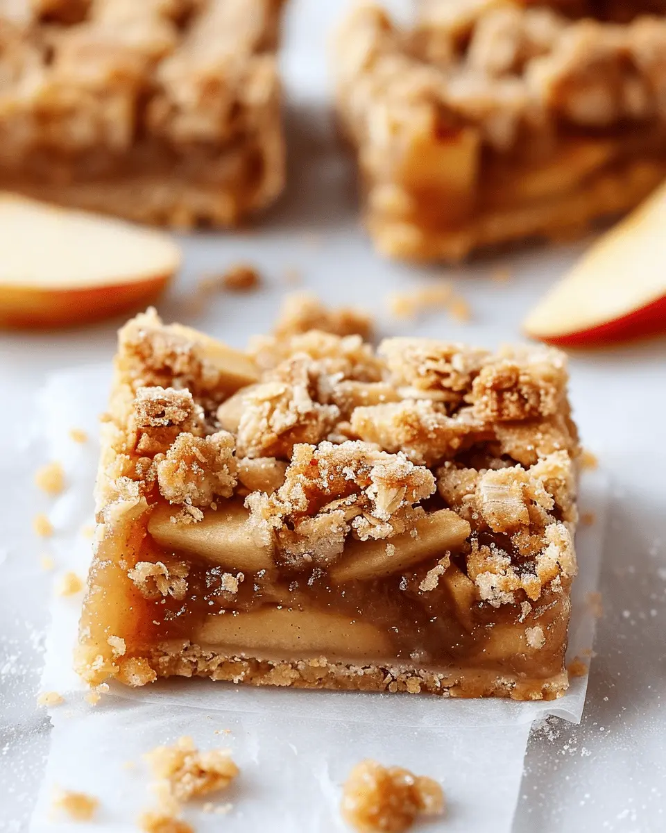 Apple Crisp Shortbread Bars: Easy Treat for Cozy Evenings