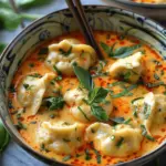 Coconut Curry Soup with Dumplings