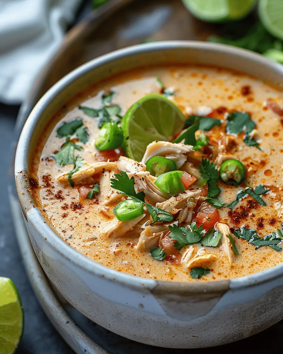 Creamy Chicken Enchilada Soup: A Cozy and Indulgent Delight