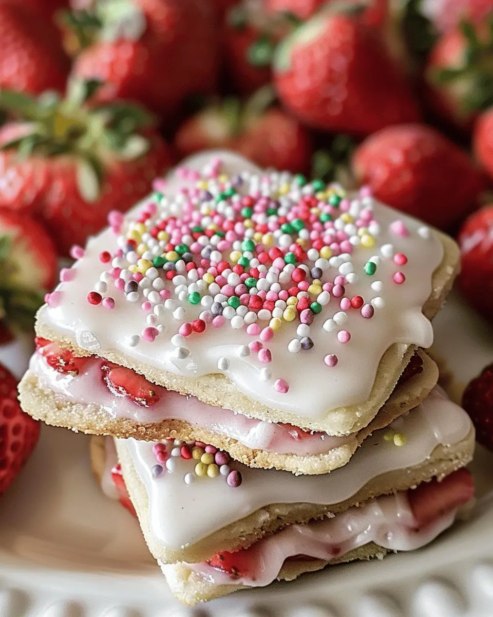 Strawberry Pop Tart Sugar Cookies: Easy and Indulgent Treats at Home