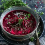 Healing Lentil Beet Soup