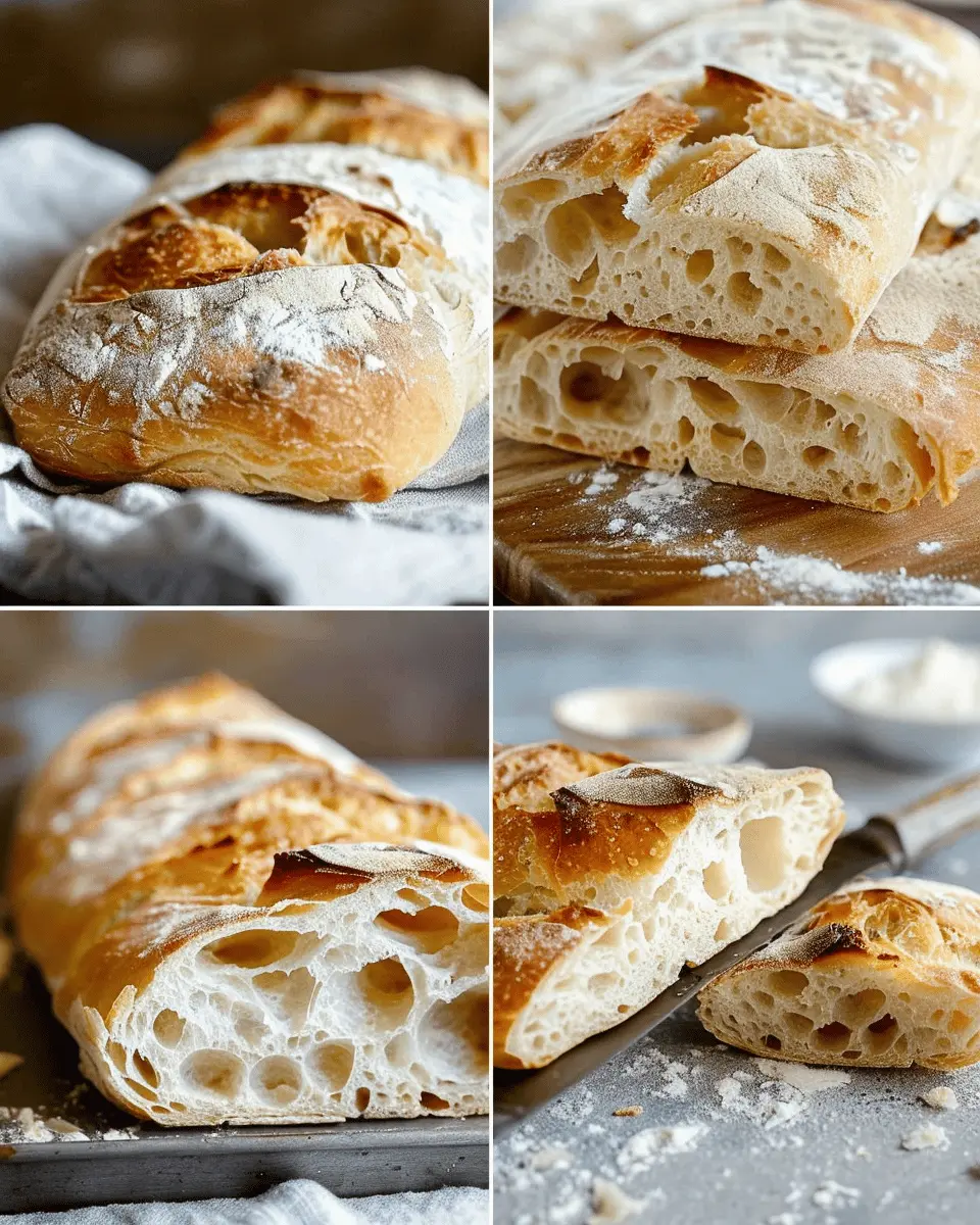 Homemade Ciabatta Bread Recipe: The Easy Way to Indulge at Home