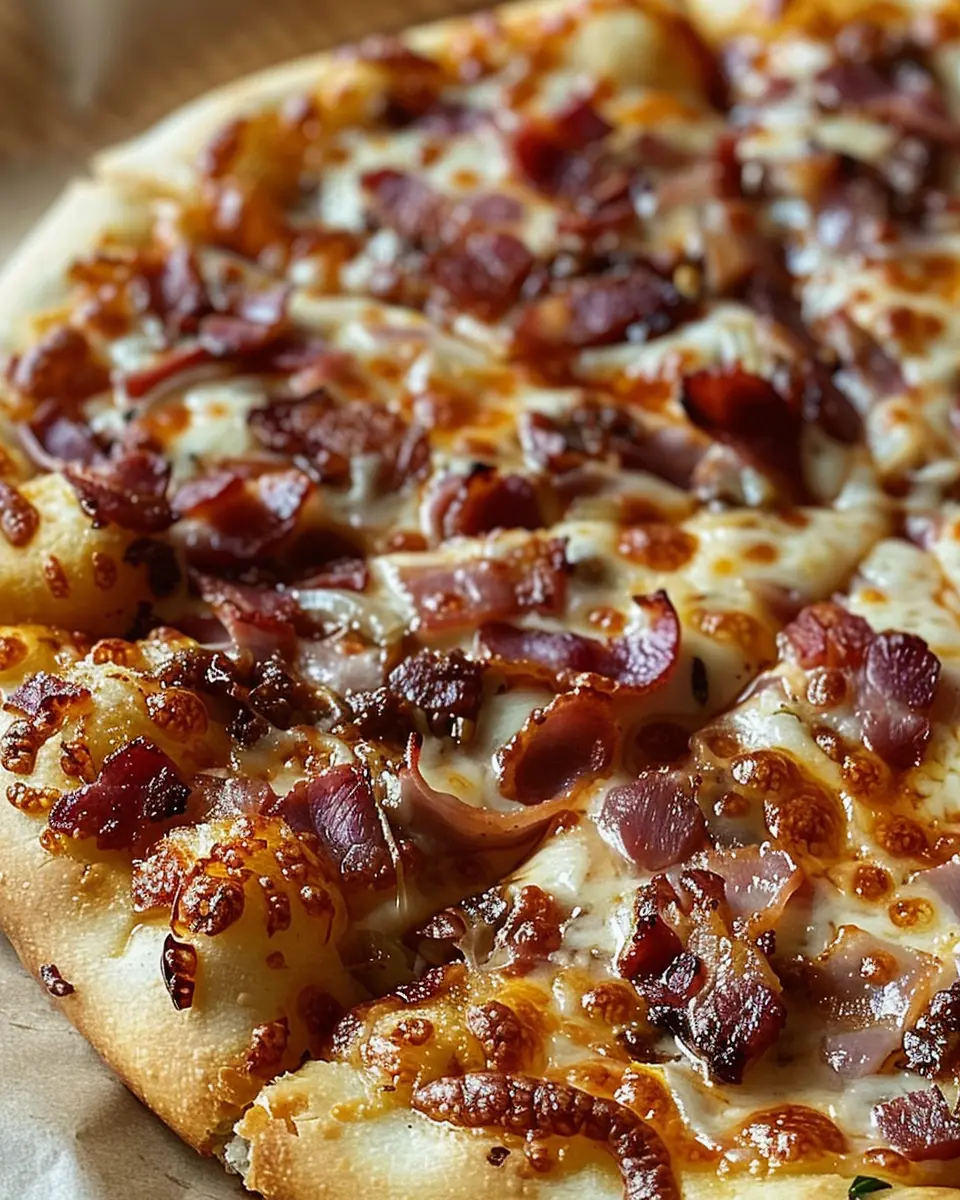Smoky Barbecue Beef Turkey Bacon Pizza: Your New Favorite Recipe