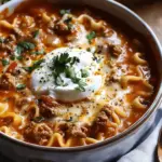 Mouthwatering One Pot Lasagna Soup