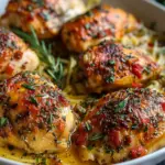 Savory Baked Italian Angel Chicken