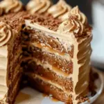 Caramel Coffee Buttercream Cake