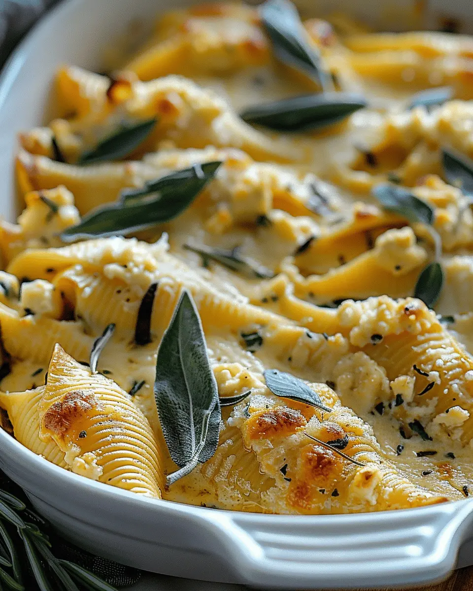 Pumpkin Gouda Stuffed Shells: Easy Comfort with Brown Butter Alfredo