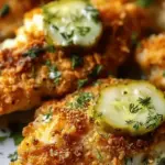 Crispy Dill Pickle Parmesan Chicken