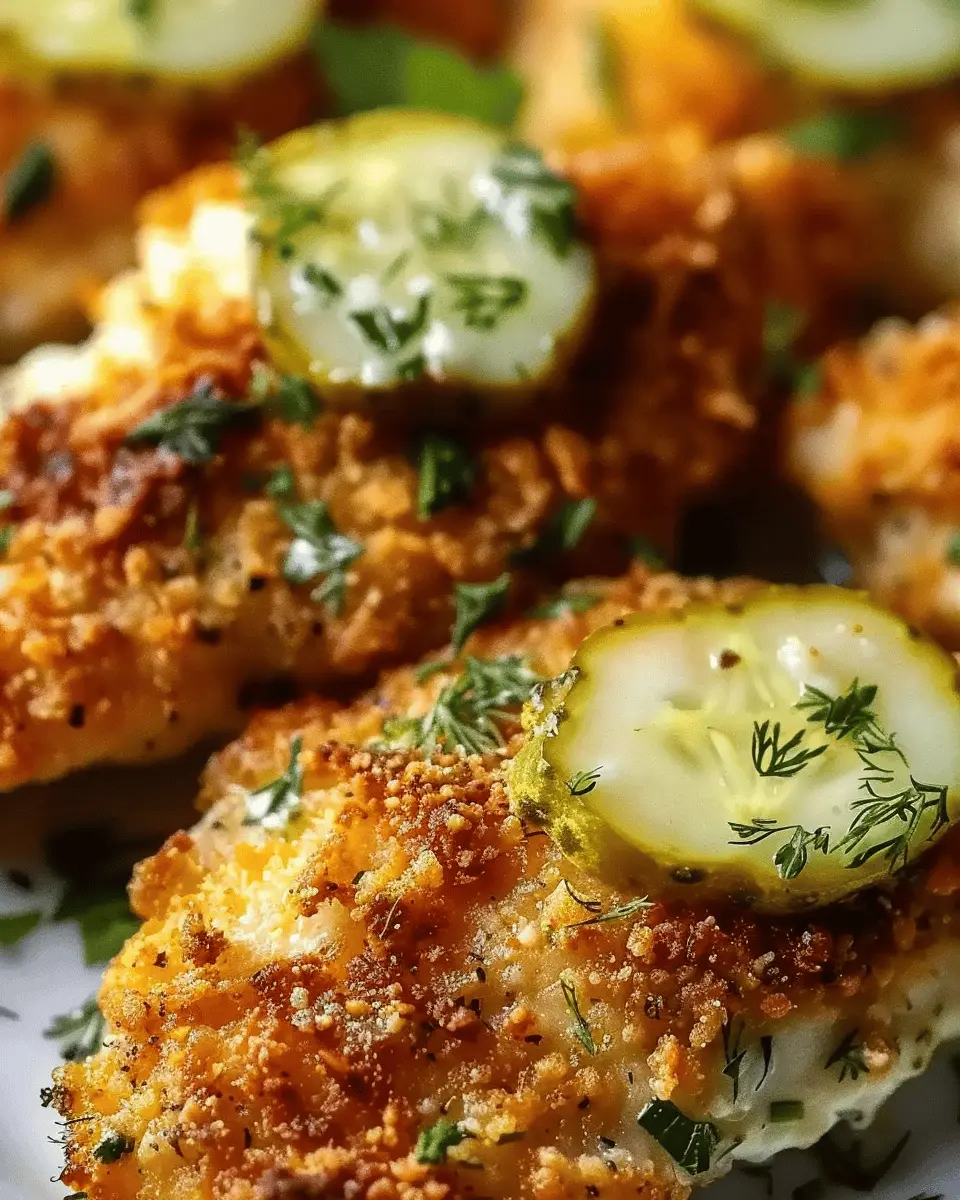 Crispy Dill Pickle Parmesan Chicken: The Best Homemade Delight