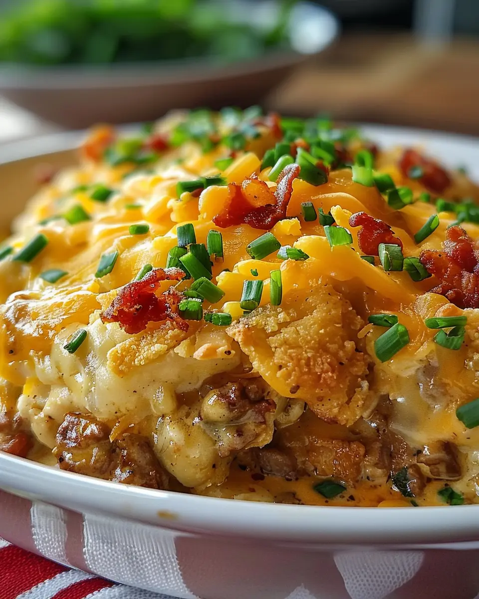 Cowboy Casserole: A Juicy Twist with Turkey Bacon and Chicken Ham