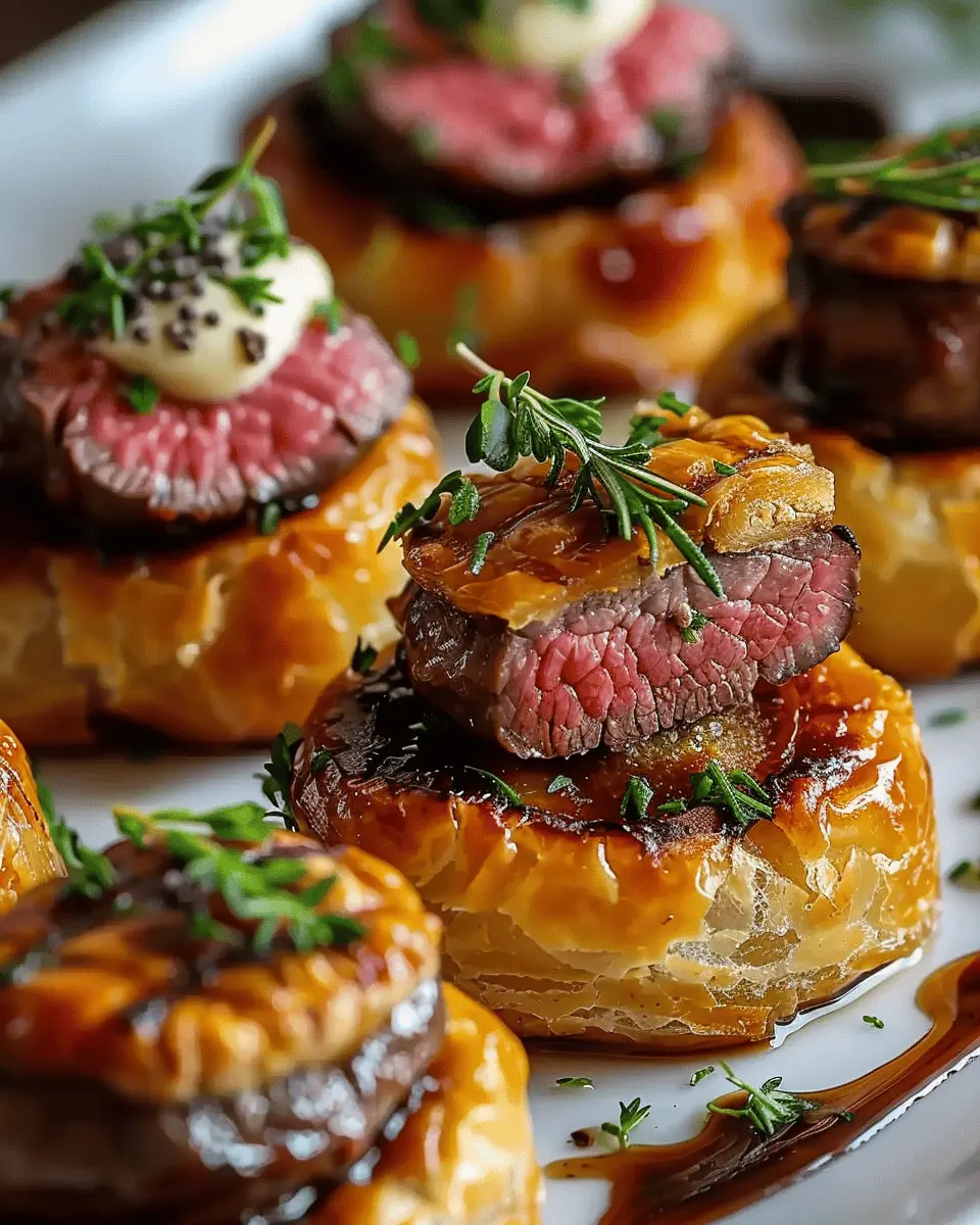 Mini Beef Wellington Bites: Indulgent Appetizers for Any Occasion