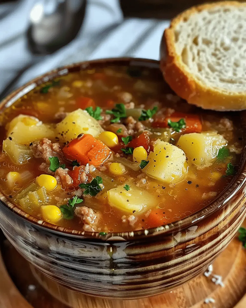 Amish Snow Day Soup: Comforting Recipe with Turkey Bacon and Chicken Ham