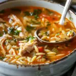 Chicken Orzo Tomato Soup Recipe