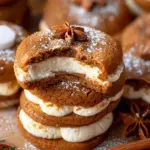 Gingerbread Cheesecake Cookies
