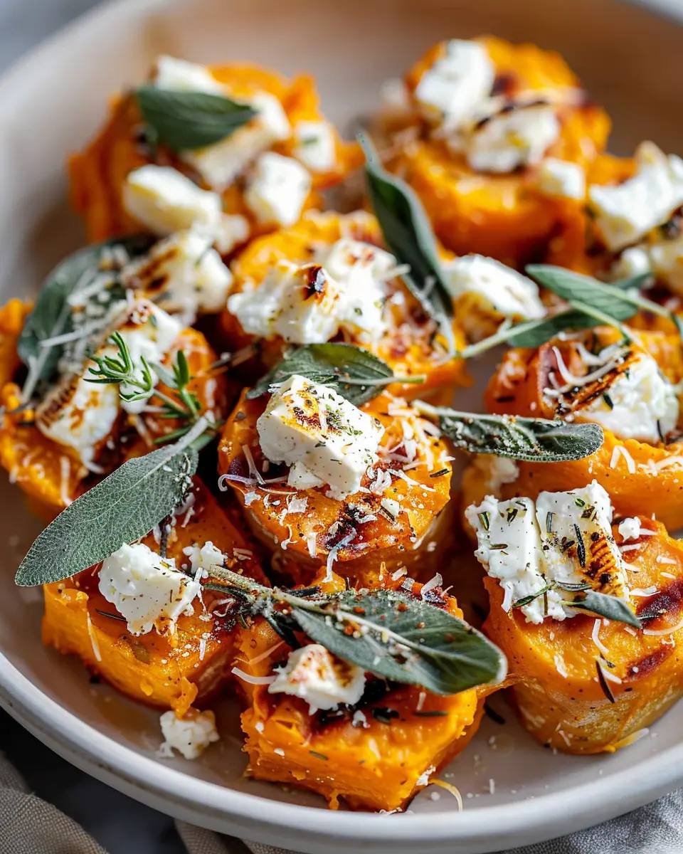 Viral Sweet Potato Goat Cheese Sage Delight with Turkey Bacon