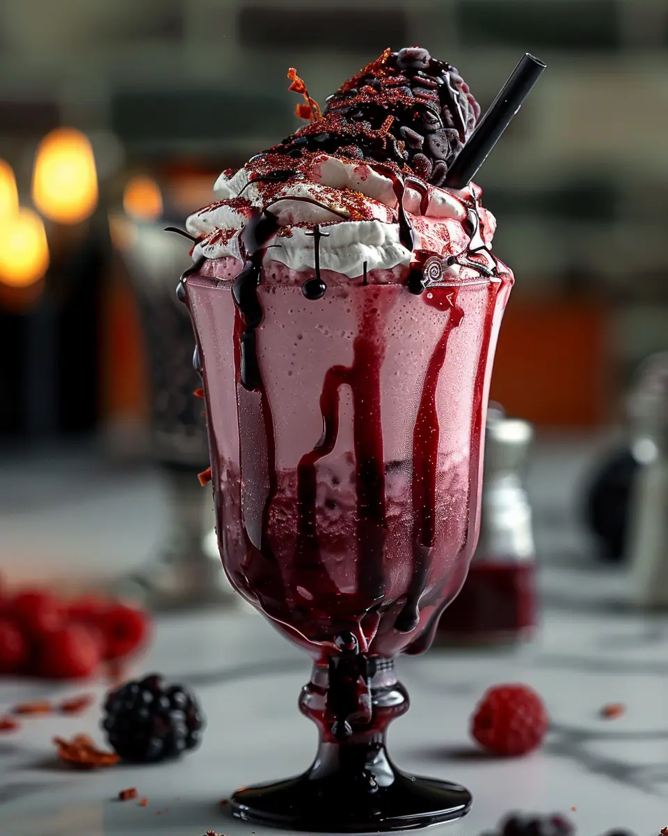 Vampire Bite Red Wine Milkshake: An Indulgent Treat for You
