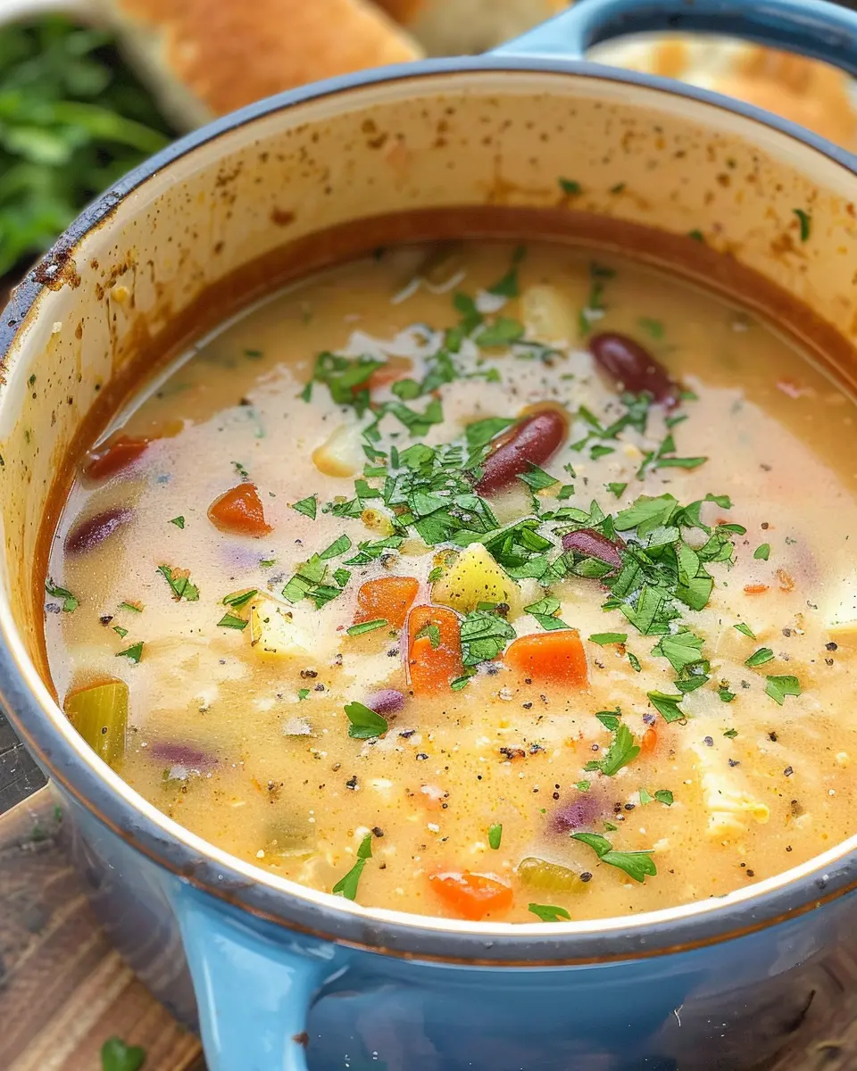 Dolly Partons Stampede Soup: A Hearty Twist with Turkey Bacon and Chicken Ham