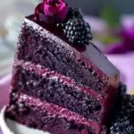 Blackberry Velvet Cake