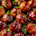 Quick Christmas Cranberry Meatballs
