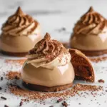 Gingerbread Latte Mousse Domes