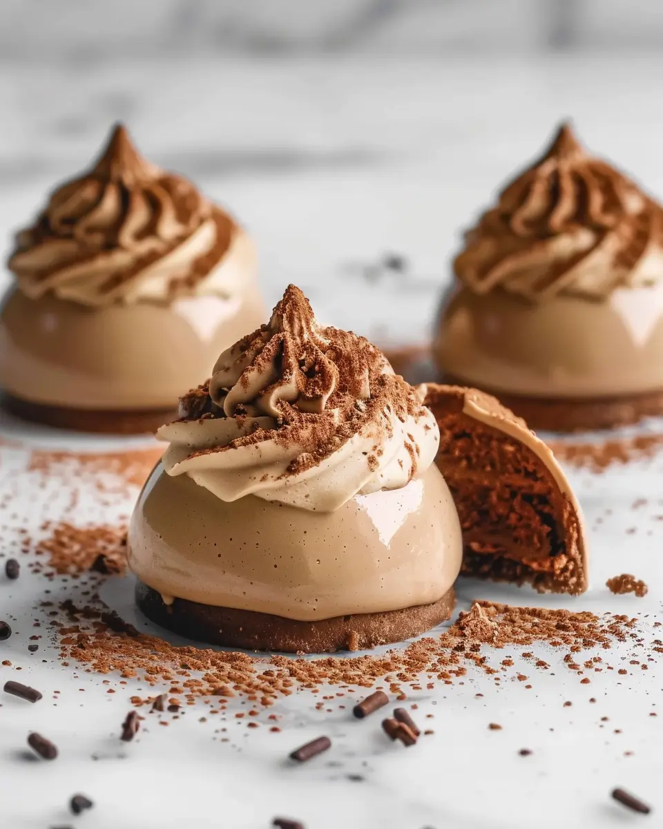 Gingerbread Latte Mousse Domes: A Cozy Indulgence for Winter