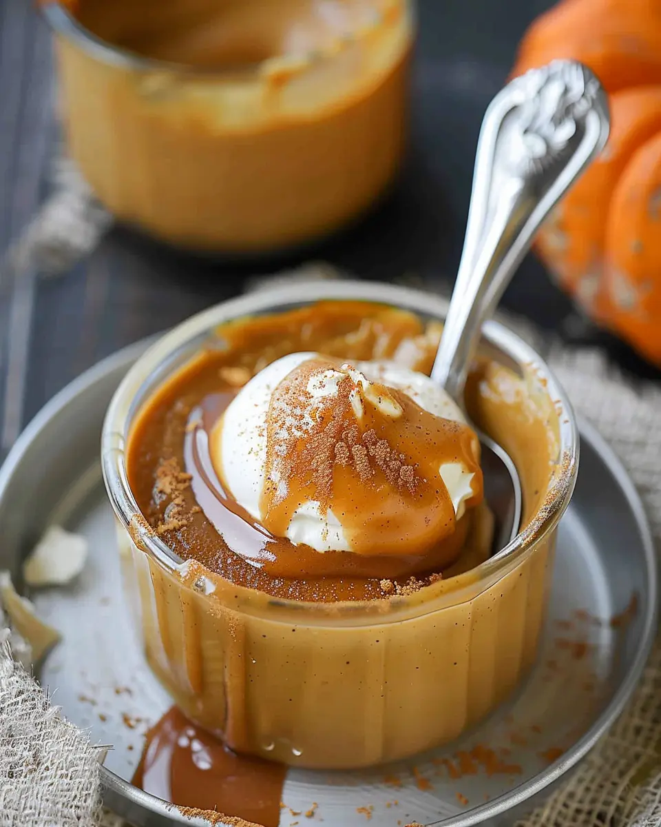Pumpkin Pot de Crème: Indulgent Creamy Delight to Savor at Home