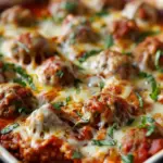 Dump-and-Bake Meatball Casserole