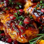 Cranberry Orange Glazed Chicken