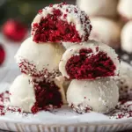 Red Velvet Snowball Cookies