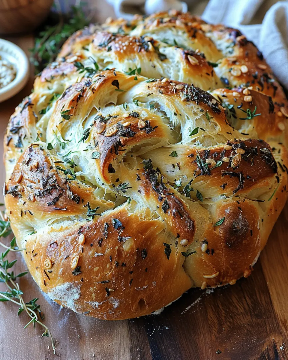 Garlic Herb Braided Bread: The Best Homemade Delight to Savor