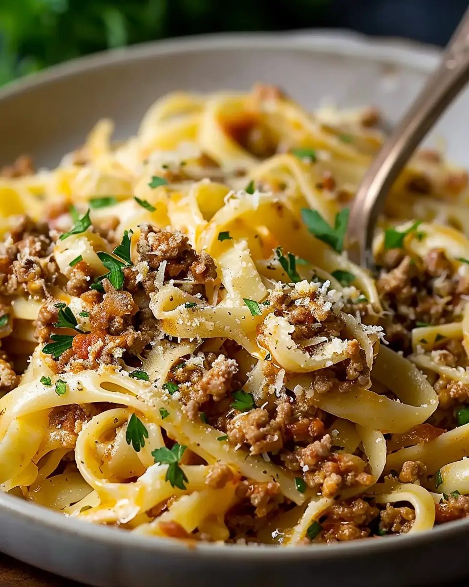 White Bolognese Sauce: A Comforting Twist with Turkey Bacon