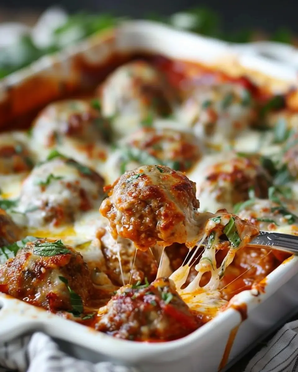 Dump and Bake Meatball Casserole: Easy Comfort Food Delight